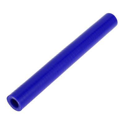 X AUTOHAUX Straight Coupler Silicone Hose 0.51" ID 7.87" Length 0 Degree Universal Car Silicone Hose Coolant Hose 4-Ply 5mm Thickness Air Intake/Turbo/Intercooler Piping Tube Blue 1 Pcs