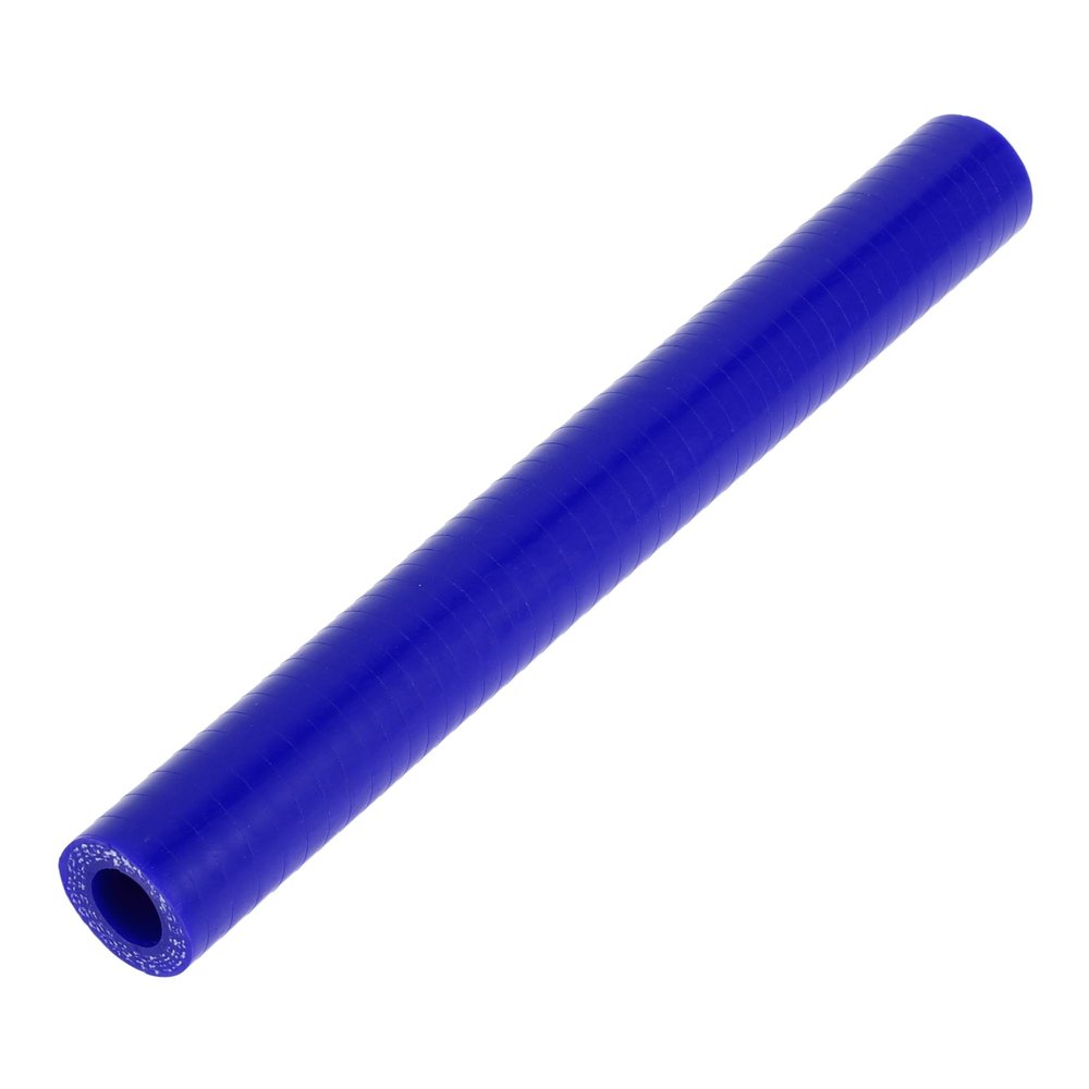 X AUTOHAUX Straight Coupler Silicone Hose 0.51" ID 7.87" Length 0 Degree Universal Car Silicone Hose Coolant Hose 4-Ply 5mm Thickness Air Intake/Turbo/Intercooler Piping Tube Blue 1 Pcs