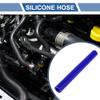 X AUTOHAUX Straight Coupler Silicone Hose 0.51" ID 7.87" Length 0 Degree Universal Car Silicone Hose Coolant Hose 4-Ply 5mm Thickness Air Intake/Turbo/Intercooler Piping Tube Blue 1 Pcs view 2