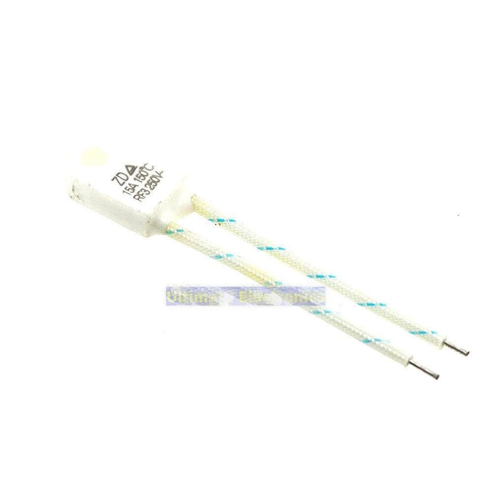 MotorCart Basics 5pcs Electric Heater Oil Radiator RH/Tf 150 Celsius 15A 250V Thermal Fuse Thermal Fuse Overtemperature Protector