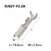 DLAHPJPT automotive electrical connectors 50 PCS 2.2 MM Wire Female Crimp Terminal Sealed Series Auto Electrical Connector 8100-1429 8230-4472 DJ627-F2.2A Tinned view 2