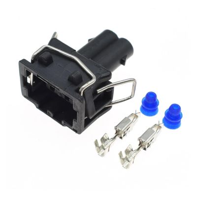 ROBAUN 1-20Sets 2 Pin 357 972 762/357 972 752 Male Female Automotive Waterproof Wiring Harness Connector Auto Socket for Car(Female Set,5Sets)