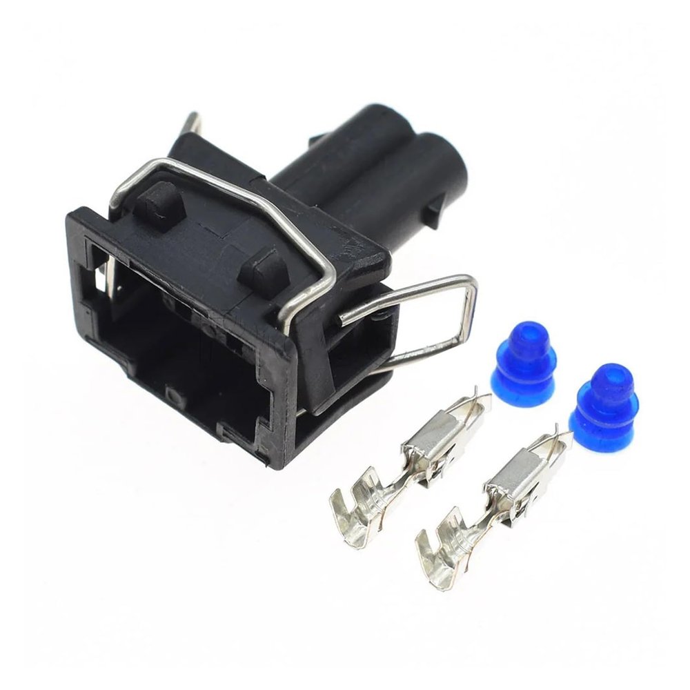 ROBAUN 1-20Sets 2 Pin 357 972 762/357 972 752 Male Female Automotive Waterproof Wiring Harness Connector Auto Socket for Car(Female Set,5Sets)