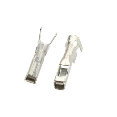 DLAHPJPT Automotive Electrical connectors 50 Pcs Automotive Wire Terminal Crimping Loose Brass 1.8 MM Splice Pin for Car Electrical Cable Connectors DJ621-G1.8A(50 Pcs), Female