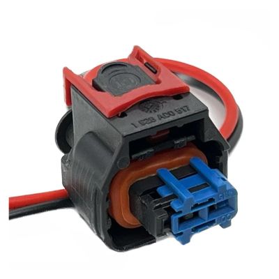 DLAHPJPT Automotive Electrical connectors 2 Pin 2.8Series Fuel Injector pl;/UG Wiring Harness Car Wa*TER/pr/oo*f Electronic Connector with Cable 1928A00517 1928405521(5 Pcs), 2pin Female