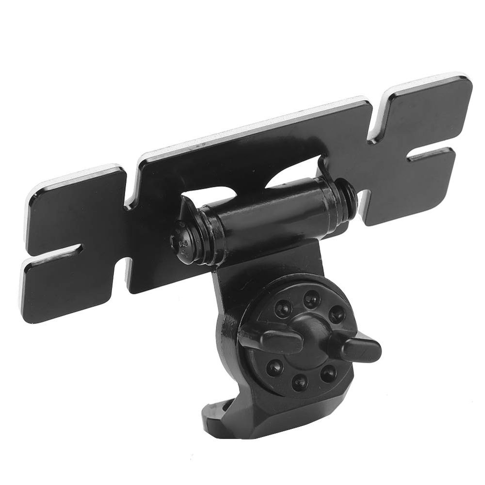 Universal Car Antenna Mount Bracket Clip, Heavy Trunk Cover Stand with 2 Axle Adjustment for Flexible Installation, Paste Installation Method
