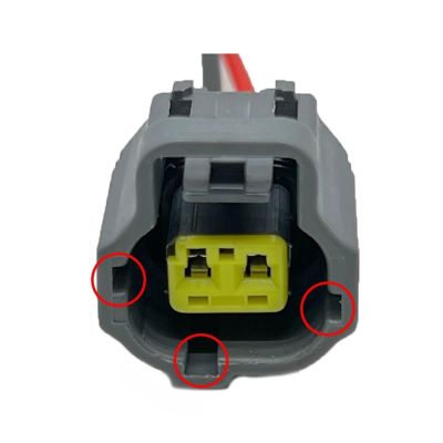 DLAHPJPT Automotive Electrical connectors 2 Pin Car Coolant Temperature Sen/;SOR pl;/UG Wire Harness 1JZ-GTE 2JZ-GTE Miata IAC Connector Fit Compatible 178390-1 178390-2 178390-3(2Pin Gery A,5 Pcs)