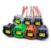 DLAHPJPT Automotive Electrical connectors 2 Pin Car Coolant Temperature Sen/;SOR pl;/UG Wire Harness 1JZ-GTE 2JZ-GTE Miata IAC Connector Fit Compatible 178390-1 178390-2 178390-3(2Pin Gery A,5 Pcs) view 3