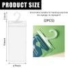 Suvnie Handicap Placard Holder, Ultra Transparent Disabled Parking Placard Protector, Car Disabled Permit Protective Cover with Large Hanger, Universal Interior Car Accessories (2 PCS) view 2