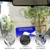 Suvnie Handicap Placard Holder, Ultra Transparent Disabled Parking Placard Protector, Car Disabled Permit Protective Cover with Large Hanger, Universal Interior Car Accessories (2 PCS) view 3