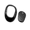 LXOINAGO 2Pcs Carbon Fiber Style Stainless Steel Gear Shift Shifter Lever Knob Trims Compatible for Chevrolet Cruze 2016-2019 view 2