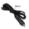 12V 2M DC Power Cord, Iceless Cooler, Extension Cord Car Cooler Cool Box Fridge DC Cable Power Adapter, Mini Fridge Lead Cable Plug Wire view 2