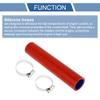X AUTOHAUX Straight Coupler Silicone Hose with Clamps 1.18" ID 7.87" Length 0 Degree Car Silicone Hose Coolant Hose 4-Ply 5mm Thick Air Intake/Turbo/Intercooler Piping Tube Blue Red 1 Set view 4