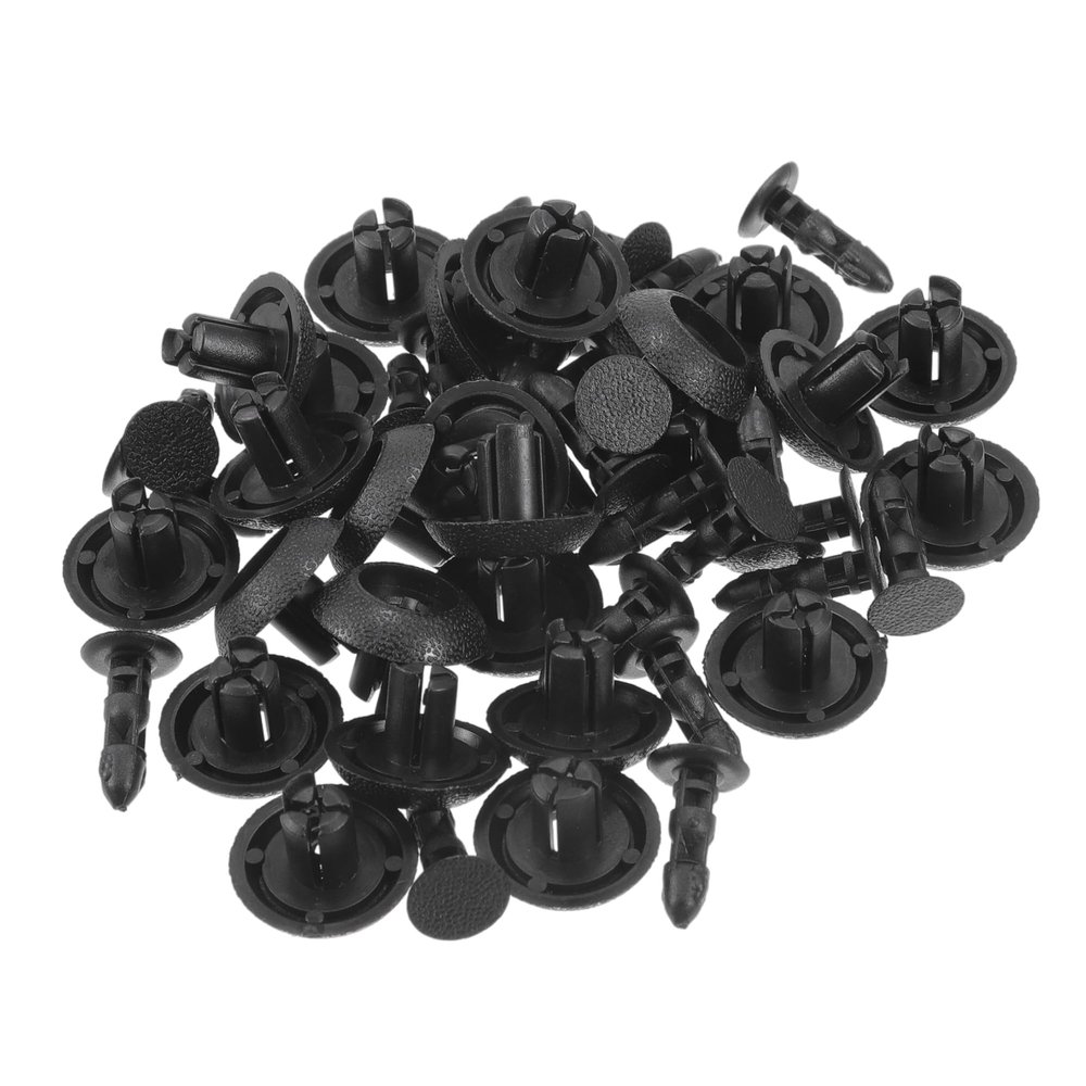 TUCKBOLD Car Front Fender Skirt Clip for Toyota 4Runner 2010-2020 Durable No.9046707211 | Bumper Push Type Plastic Retainer Rivets Black 25 Pcs