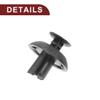 TUCKBOLD Car Front Fender Skirt Clip for Toyota 4Runner 2010-2020 Durable No.9046707211 | Bumper Push Type Plastic Retainer Rivets Black 25 Pcs view 4