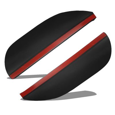 Luminuti 2 Pack Car Rear View Mirror Rain Visor Guard, Side Mirror Rain GuardsCar Side Mirror Covers(Black)