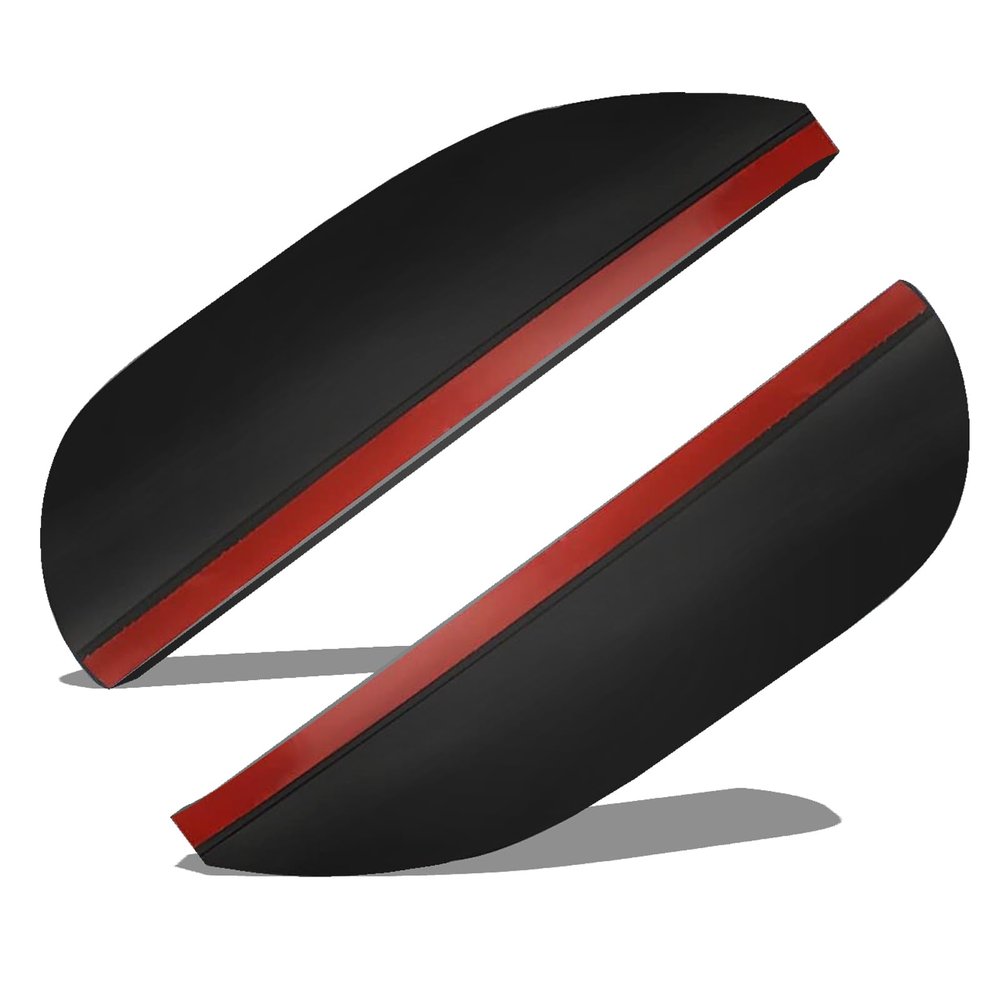 Luminuti 2 Pack Car Rear View Mirror Rain Visor Guard, Side Mirror Rain GuardsCar Side Mirror Covers(Black)