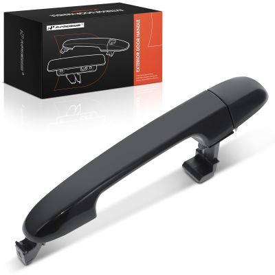 A-Premium Front Right Passenger Side Exterior Door Handle Compatible with Hyundai Elantra 2007-2010 Sedan, Genesis Coupe 2010-2016, Smooth Black, Replace# 82652-2H020-CA, 826522H020CA