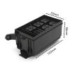DAHSLNWKN 12V 24V Relay Box 6 Slots Relay Block 6 Way ATC/ATO Fuse Block with Relay Universal Waterproof Relay Box Kit for Car Truck(24V 5P Relay) view 4