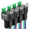 Weasch 4 Pack Fuse Relay Switch Kit, 12V 30A, 5 Pin SPDT, 30A Switch Harness Set, Automotive Electrical Relays with 14 AWG Hot Wires (4) view 1