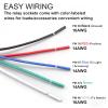 Weasch 4 Pack Fuse Relay Switch Kit, 12V 30A, 5 Pin SPDT, 30A Switch Harness Set, Automotive Electrical Relays with 14 AWG Hot Wires (4) view 2