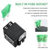 Weasch 4 Pack Fuse Relay Switch Kit, 12V 30A, 5 Pin SPDT, 30A Switch Harness Set, Automotive Electrical Relays with 14 AWG Hot Wires (4) view 3