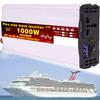 1000W/1600W/2200W/3000W/3500W/4000W/5000W/5500W/6000W/8000W/12000W Pure Sine Wave Power Inverter 12V/24V/48V/60V/72V dc to ac 110V/230V with 2 Socket, LCD Display, for RV,1000W-24Vto110V view 1