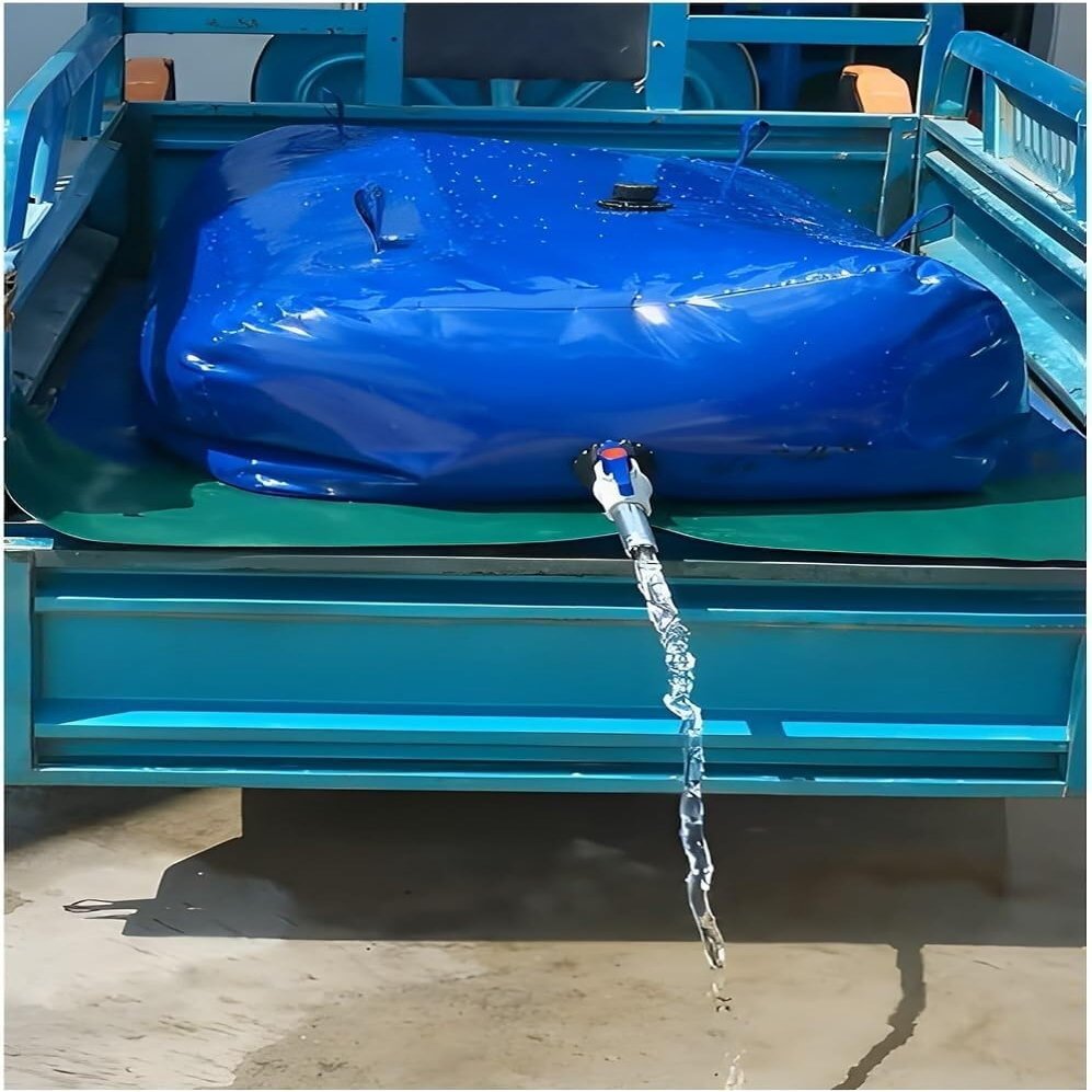 RhLLvJ Water Storage Bags Water Bladder Storage Containers for Truck Beds/Camping/RVs/Swimming Pools, Water Collection Systems(3000L/1.5 * 2 * 1M)