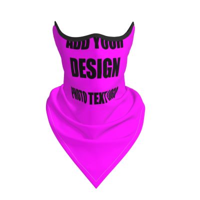 Personalized Bandanas Balaclavas for Motorcycle Shield Add Your Design Logo Picture Text Multi-Color Neck Gaiter Custom Style03