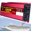 1000W/1600W/2200W/3000W/3500W/4000W/5000W/5500W/6000W/8000W/12000W Pure Sine Wave Power Inverter 12V/24V/48V/60V/72V dc to ac 110V/230V with 2 Socket, LCD Display, for RV,2200W-48Vto220V view 1