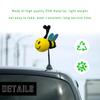 Gasedin Bee Car Antenna Toppers, Automotive Roof Lovely Face Bumble Bee Antenna Balls Stickers Decor, EVA Funny Cute Honey Bee Antenna Hat for Vehicles, Universal Car Accessories (Blue, Blink) view 4