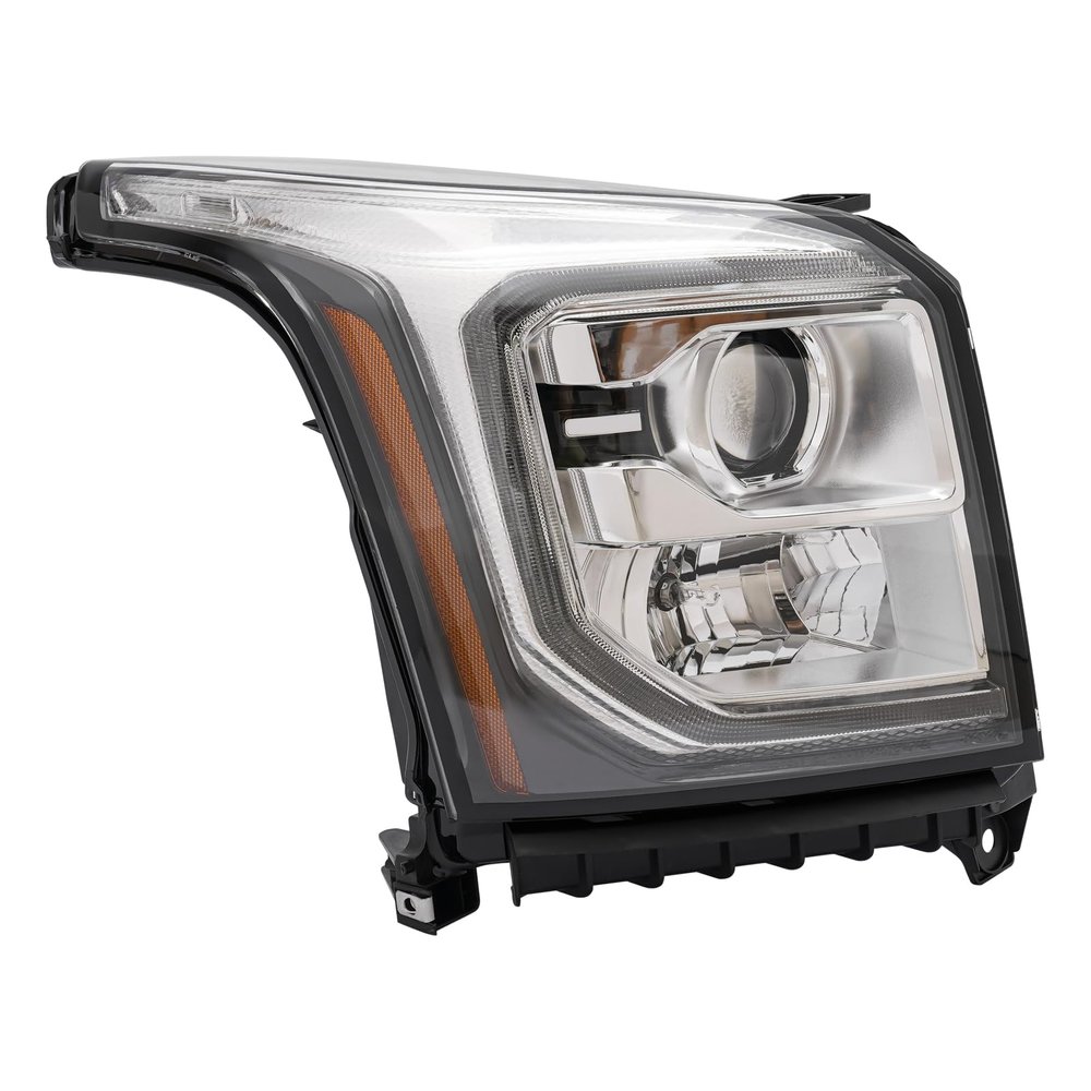 QUSKLISU Front Headlight, for 2015-2020 Yukon Denali, For 2015-2020 Yukon XL Denali HID Headlights 84294010, GM2503414 Head Lamp Front Headlamp Assembly (Right Passenger Side)