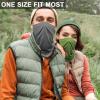 WOXVM 2 Pack Neck Gaiter Face Mask Breathable Sun Cooling Balaclava Versatile Bandana Tube Neck Scarf Gator Face Cover Summer UV Protection Headwear for Men Women Outdoor Sports view 4