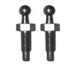 Qty (2) Ball Studs 10mm M8 X 1.25 Heavy Duty Thread Zinc Automotive Marine Lift Supports view 1