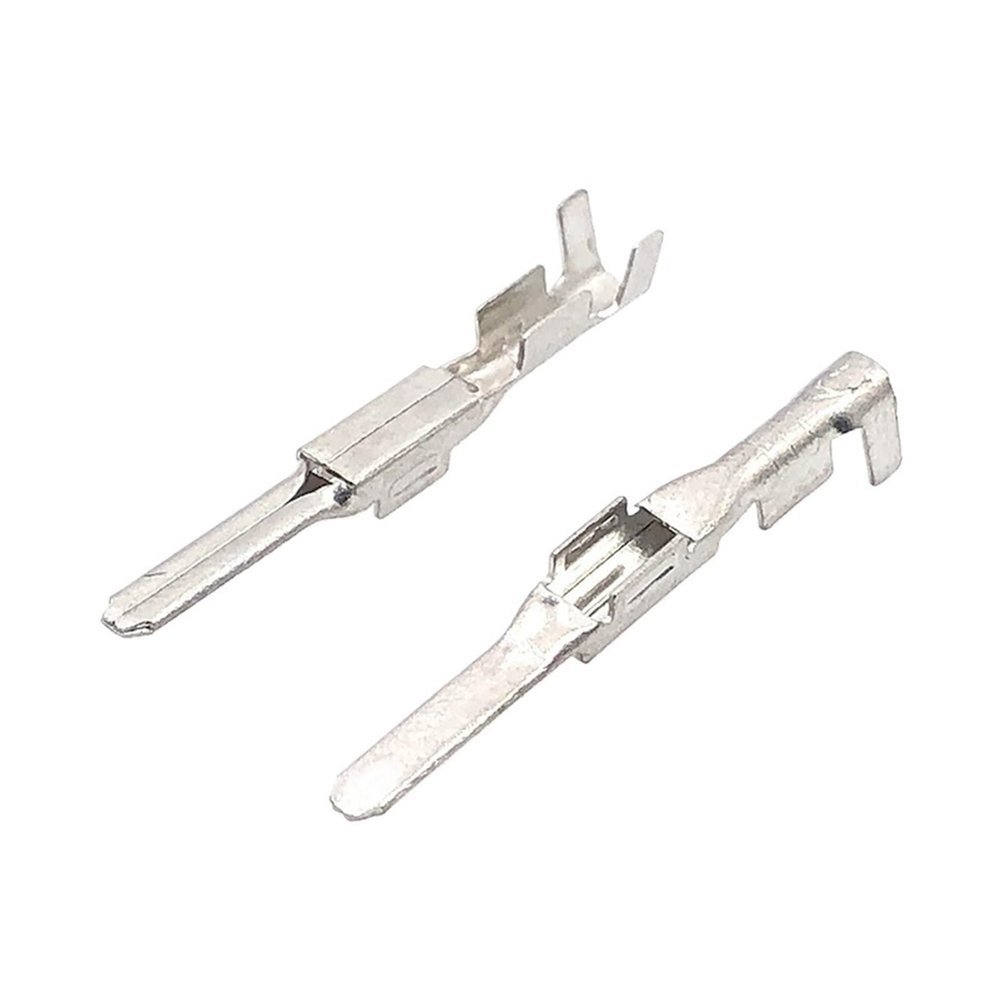 DLAHPJPT automotive electrical connectors 50 Pcs 2.2 Mm Male Female Car Crimp Terminal for 7116-4020 DJ611-2.2A DJ621-2.2A(Follow me cheaper,50 Pcs)