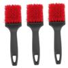 HEALLILY 3pcs Car Wash Brush Short Handle Tire Brush for Cleaning Wheels Ergonomic Design for Effortless Use for Car Detailing and Maintenance view 1