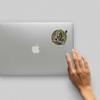Aztec Jaguar Warrior Sticker - Bold Design with Traditional Attire for Laptop, Wall, Car, Window, Bumper, Waterproof Decal for Truck, Auto, Water Bottle (4) view 3