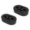 BFXM Exhaust Rubber Hanger, rubber muffler hangers. Rubber Insulator Bushing Mount, rubber exhaust mounts with 2 Holes 0.47 Inch, Universal Fit view 1
