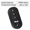 Exhaust Rubber Hanger, rubber muffler hangers. Rubber Insulator Bushing Mount, rubber exhaust mounts with 4 Holes 0.47 Inch, Universal Fit view 3