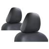 Luminuti 2 Pcs Universal Car Headrest Cover, Black Polyester Headrest Covers for Car, Head Rest Protector Fabric Coverings for Car Truck Auto (Dark Grey), LUMTZY033DKGR-2PCS view 1