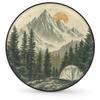Spare Tire Cover for RV Trailer, Forest Nature Tire Covers Universal Fit for Travel Trailer Camper Jeep RV SUV Truck Waterproof Wheel Cover (15 inch for Diameter 27 - 29) view 1