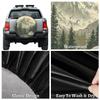 Spare Tire Cover for RV Trailer, Forest Nature Tire Covers Universal Fit for Travel Trailer Camper Jeep RV SUV Truck Waterproof Wheel Cover (15 inch for Diameter 27 - 29) view 4