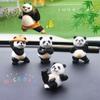 ZOSTLAND Car Dashboard Decorations,Blue Car Ornaments For Dashboard,Funny Car Ornaments,Cute Car Decorations For Suv Car,Living Room, Bedroom, Desk (Kongfu Panda 4pcs) view 2