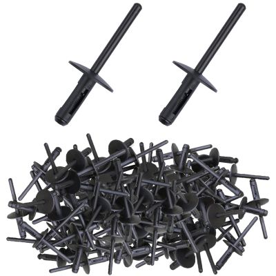 140Pcs Nylon Pop Rivets, Fender Liner Bumper Cover Wheel Arch Trim Cover Nylon Expanding Rivets for BMW 51777171004 X1 X3 X4 X5 X6 Series, Auto Body Retainer Replacement Plastic Rivet Clip