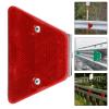 JECOMPRIS Reflective Driveway Marker Sided Road Reflector for Enhanced Safety High Visibility Reflective Design Multi-functional Use for Various Barriers Weather Resistant Construction view 3