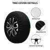 Welsh Flag Spare Tire Cover National Flag Patriotic Tire Cover Wheel Protectors Weatherproof Universal Wheel Cover for Trailer Rv SUV Truck Camper Travel Trailer 17 Inch view 3