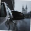 CHILDWEET Car Rearview Mirror Cover for Golf Stylish Left Side Replacement Frame Durable High Hardness Material Easy Installation Elegant Black Finish view 3