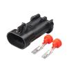 KOOFUR 1/5/10 Set 2 Pin Water Tank Fan Radiator Connector Map Sen/SOR Male Female Socket 15363993 15363990 DJ70282A-6.3-11/21(Male,1 Set) view 1