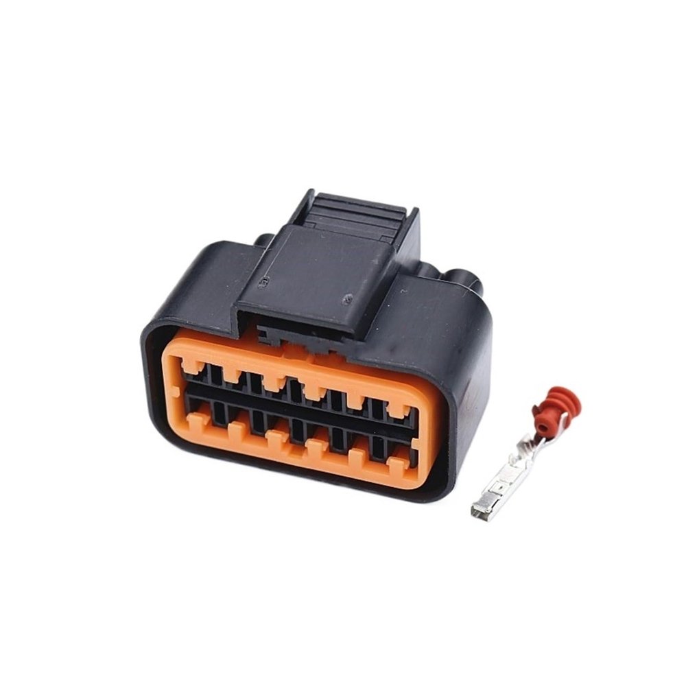 KOOFUR 1 Set 12 Pin Gas Accelerator Pedal Connector Auto Light Lamp Socket PB621-12020 PB625-12027 DJ71210Y-2.2-11/21(Female)