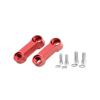 WCQTYM Motorcycle Rearview Mirrors Extension 2PCS Universal Adapter Aluminum Alloy Base Screw Bracket Motorbike Replacement Accessories(Red) view 1